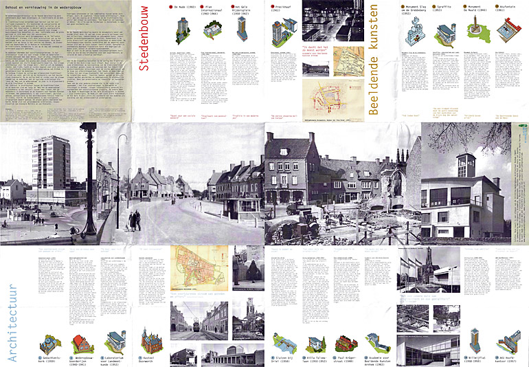 Afbeelding van het boek De weg van de wederopbouw - Rhenen, Wageningen, Renkum, Oosterbeek, Arnhem