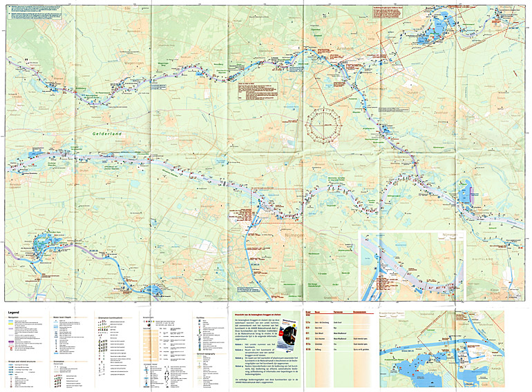 Afbeelding van het boek ANWB Waterkaart Grote Rivieren Oost 2010/2011