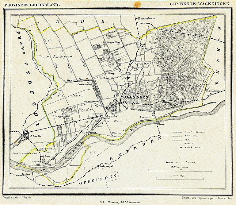 Afbeelding van het boek Kaart van gemeente Wageningen