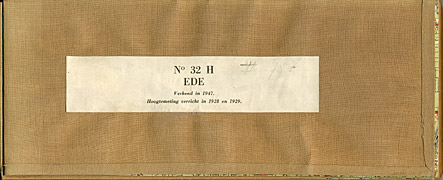 Afbeelding van het boek Topografische kaart van de secties 32H Ede, 33C Hoenderlo, 39F Wageningen en 40A Oosterbeek (1957)