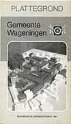 Afbeelding van het boek Wageningen stadsplattegrond behorend bij gemeentegids 1991