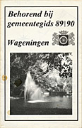 Afbeelding van het boek Wageningen stadsplattegrond behorend bij gemeentegids 89 | 90