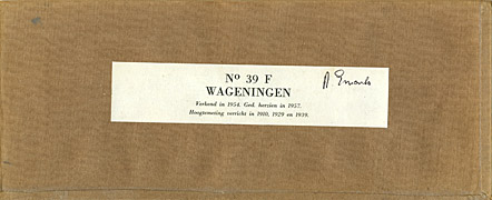 Afbeelding van het boek Topografische kaart 39F Wageningen (1957)