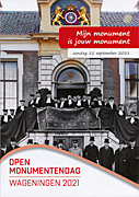 Afbeelding van het boek Open Monumentendag Wageningen 2021. Mijn monument is jouw monument. zondag 12 september 2021