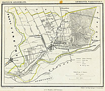 Afbeelding van het boek Kaart van gemeente Wageningen